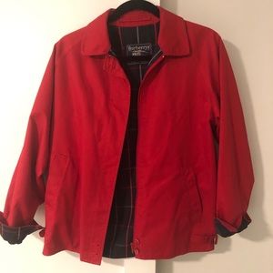 Authentic Vintage Burberry Jacket Red Size 8
